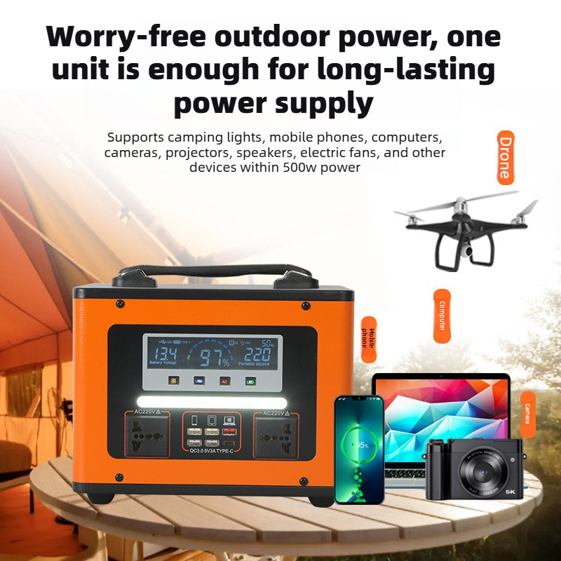 220V 600W 휴대용 파워스테이션 야외 캠핑 비상  - Ac Outdoor Power 리뷰 및 가격