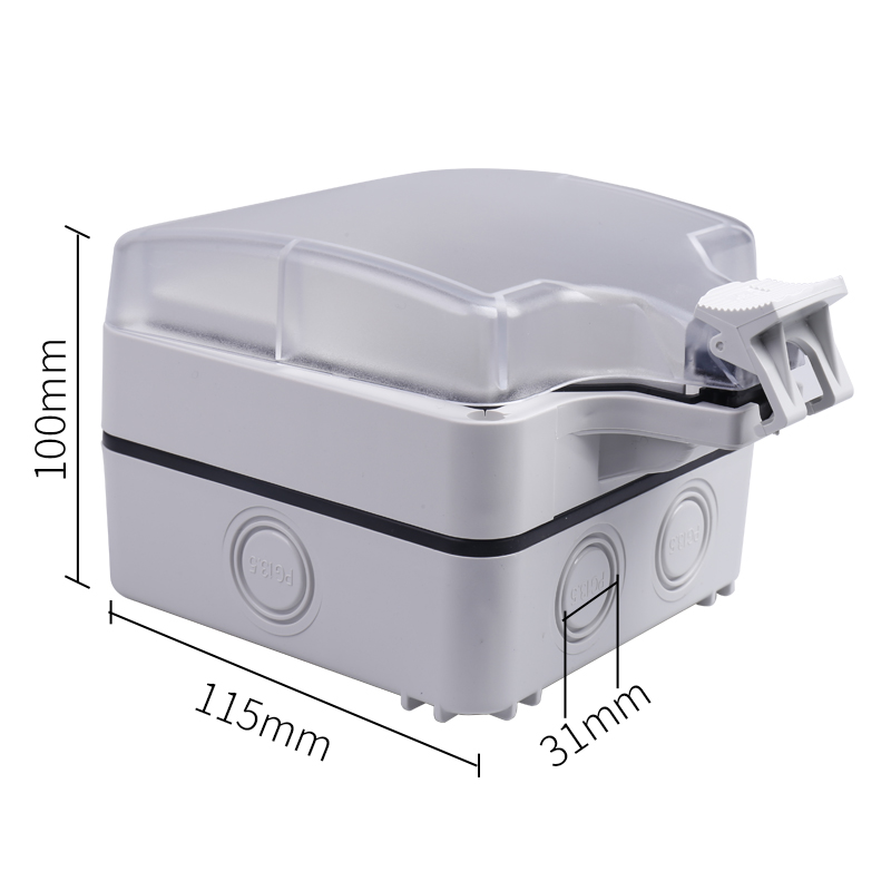 86 유형 IP66 실외 방수 소켓, 스위치 제어 기능 - Outdoor Power Adapter Usb C 리뷰 및 가격