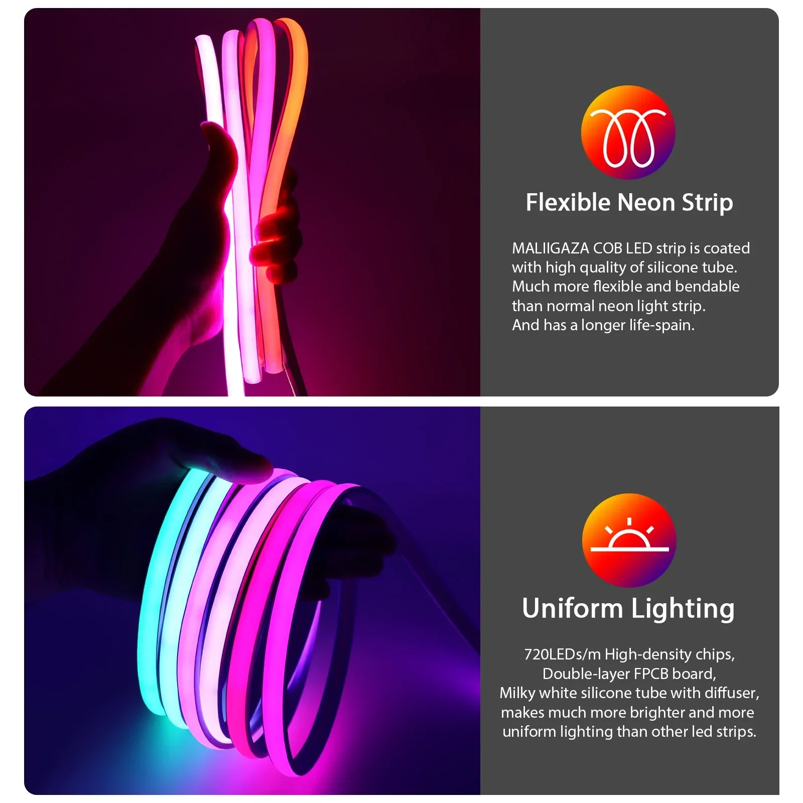 RGBIC COB LED 스트립 방수, WS2811 픽 - Outdoor Power Strip Weatherproof 리뷰 및 가격