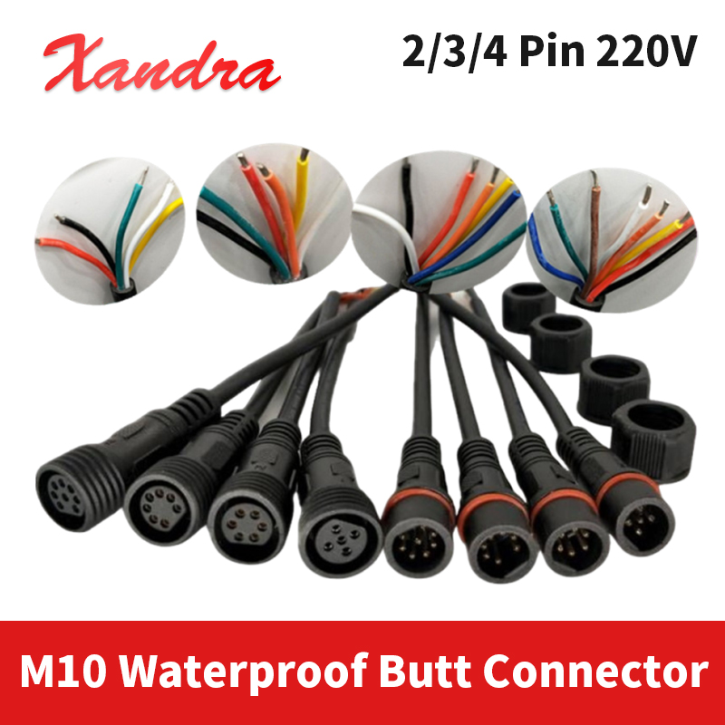 M10 방수 커넥터, 2핀, 3핀, 4핀, 220V 케 - Outdoor Power Strip Weatherproof 리뷰 및 가격